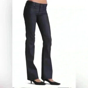 Raven denim Sadie flare raw wash jeans